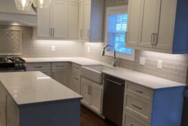 Kitchen White Cabinets And Faucet"